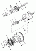 Toro 31-12K802 (312-8) - 312-8 Garden Tractor, 1991 (1000001-1999999) Ersatzteile CRANKSHAFT, CAMSHAFT, FLYWHEEL