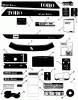 Toro 31-12K802 (312-8) - 312-8 Garden Tractor, 1991 (1000001-1999999) Ersatzteile DECALS