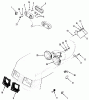 Toro 31-12K802 (312-8) - 312-8 Garden Tractor, 1991 (1000001-1999999) Ersatzteile ELECTRICAL SYSTEM #3
