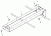 Toro 31-12K802 (312-8) - 312-8 Garden Tractor, 1991 (1000001-1999999) Ersatzteile FRAME