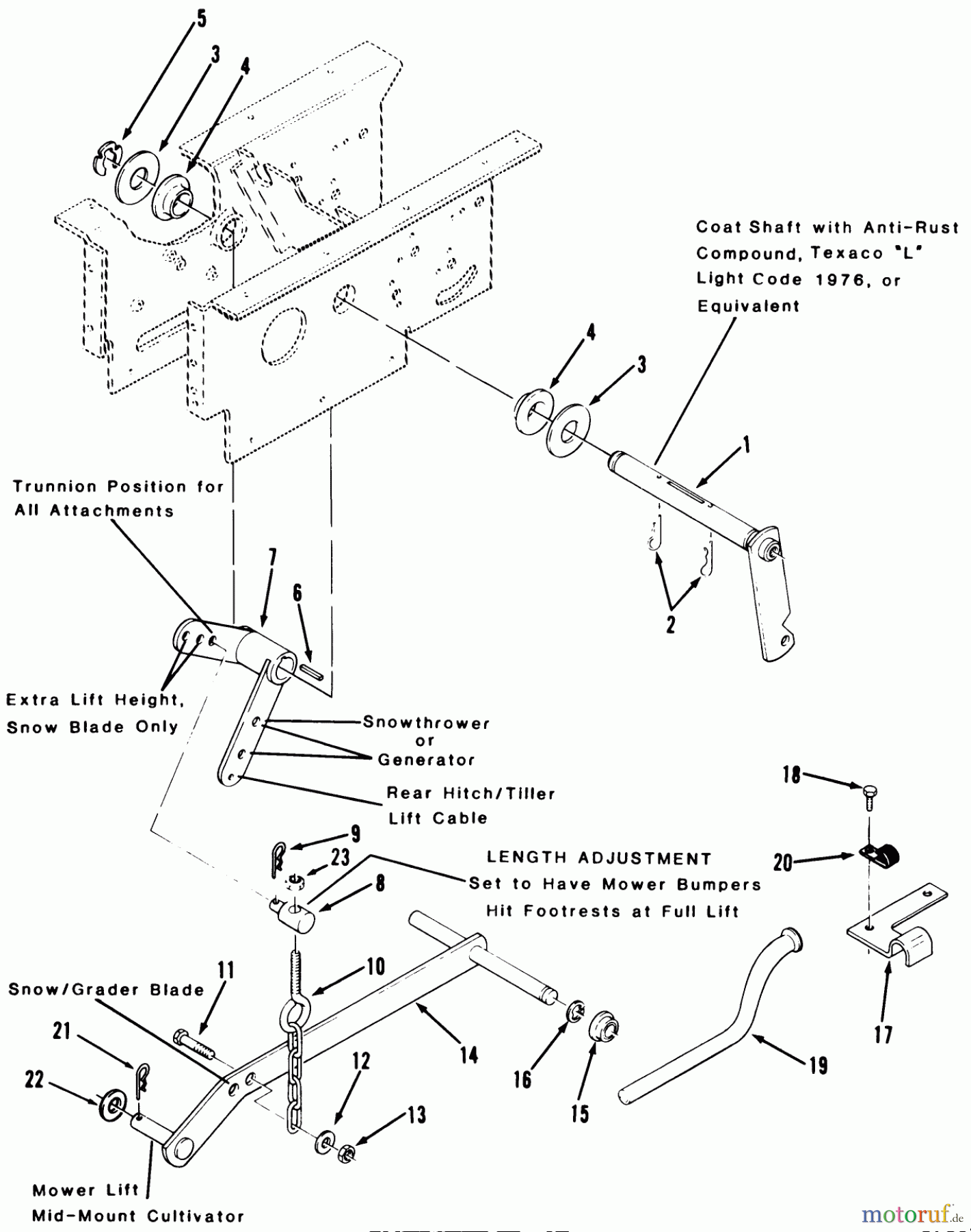 Toro Neu Mowers, Lawn & Garden Tractor Seite 1 31-12K802 (312-8) - Toro 312-8 Garden Tractor, 1991 (1000001-1999999) HYDROSTATIC LIFT LINKAGE 312-H & 416-H