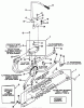 Toro 31-12K802 (312-8) - 312-8 Garden Tractor, 1991 (1000001-1999999) Ersatzteile HYDROSTATIC SYSTEM 312-H, 416-H