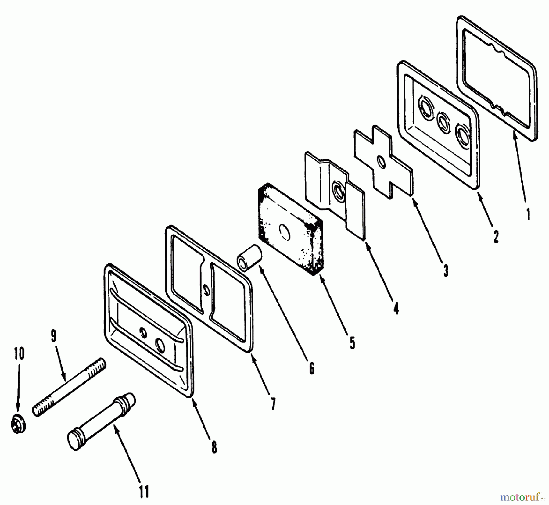 Toro Neu Mowers, Lawn & Garden Tractor Seite 1 31-12K802 (312-8) - Toro 312-8 Garden Tractor, 1991 (1000001-1999999) KOHLER BREATHER & VENT
