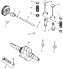 Toro 31-12K802 (312-8) - 312-8 Garden Tractor, 1991 (1000001-1999999) Ersatzteile KOHLER CAMSHAFT, CRANKSHAFT & VALVES