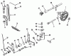 Toro 31-12K802 (312-8) - 312-8 Garden Tractor, 1991 (1000001-1999999) Ersatzteile KOHLER GOVERNOR LINKAGE