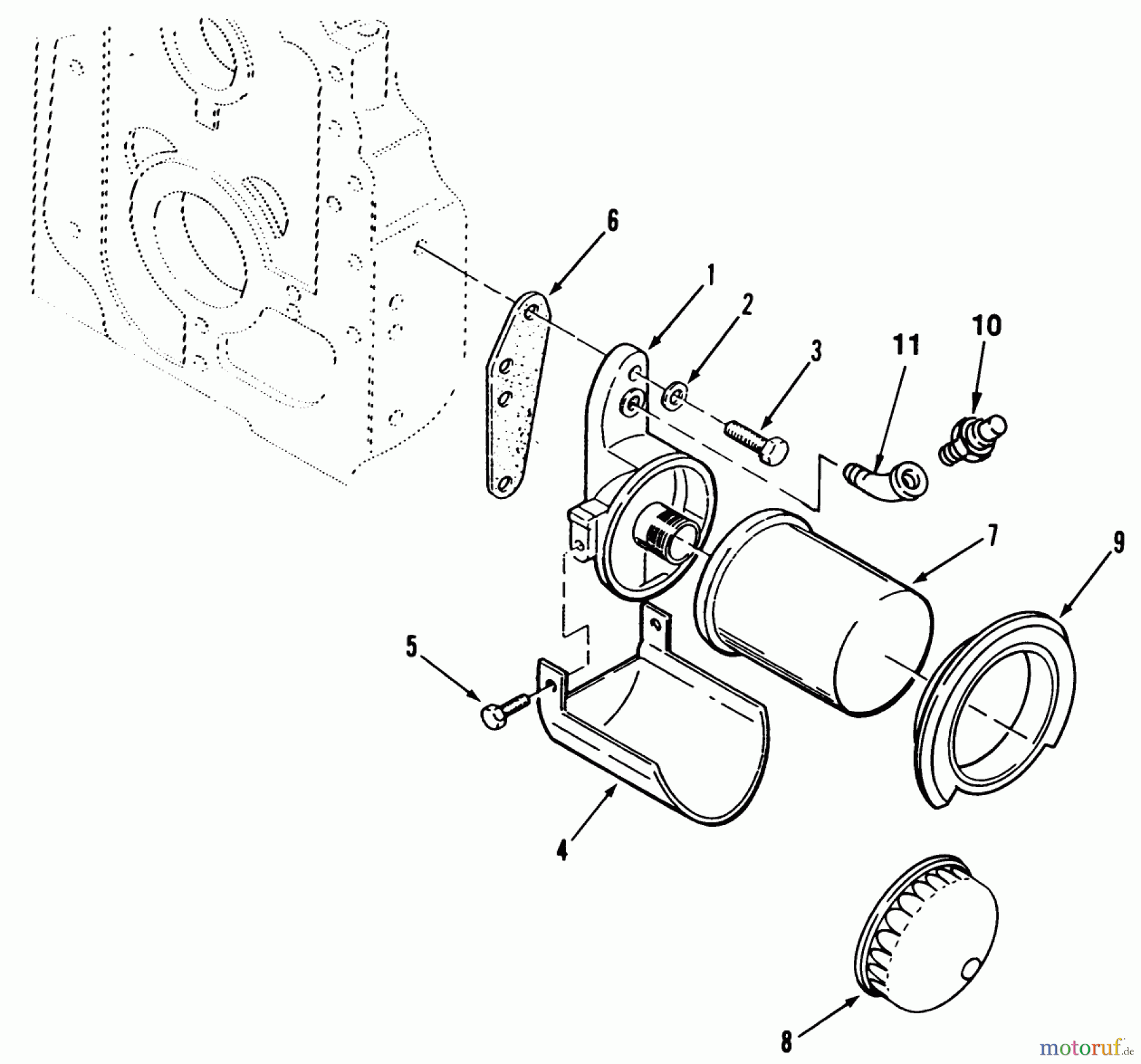 Toro Neu Mowers, Lawn & Garden Tractor Seite 1 31-12K802 (312-8) - Toro 312-8 Garden Tractor, 1991 (1000001-1999999) OIL FILTER