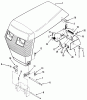 Toro 31-12K802 (312-8) - 312-8 Garden Tractor, 1991 (1000001-1999999) Ersatzteile SHEET METAL AND COVERS #1