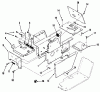 Toro 31-12K802 (312-8) - 312-8 Garden Tractor, 1991 (1000001-1999999) Ersatzteile SHEET METAL AND COVERS #2