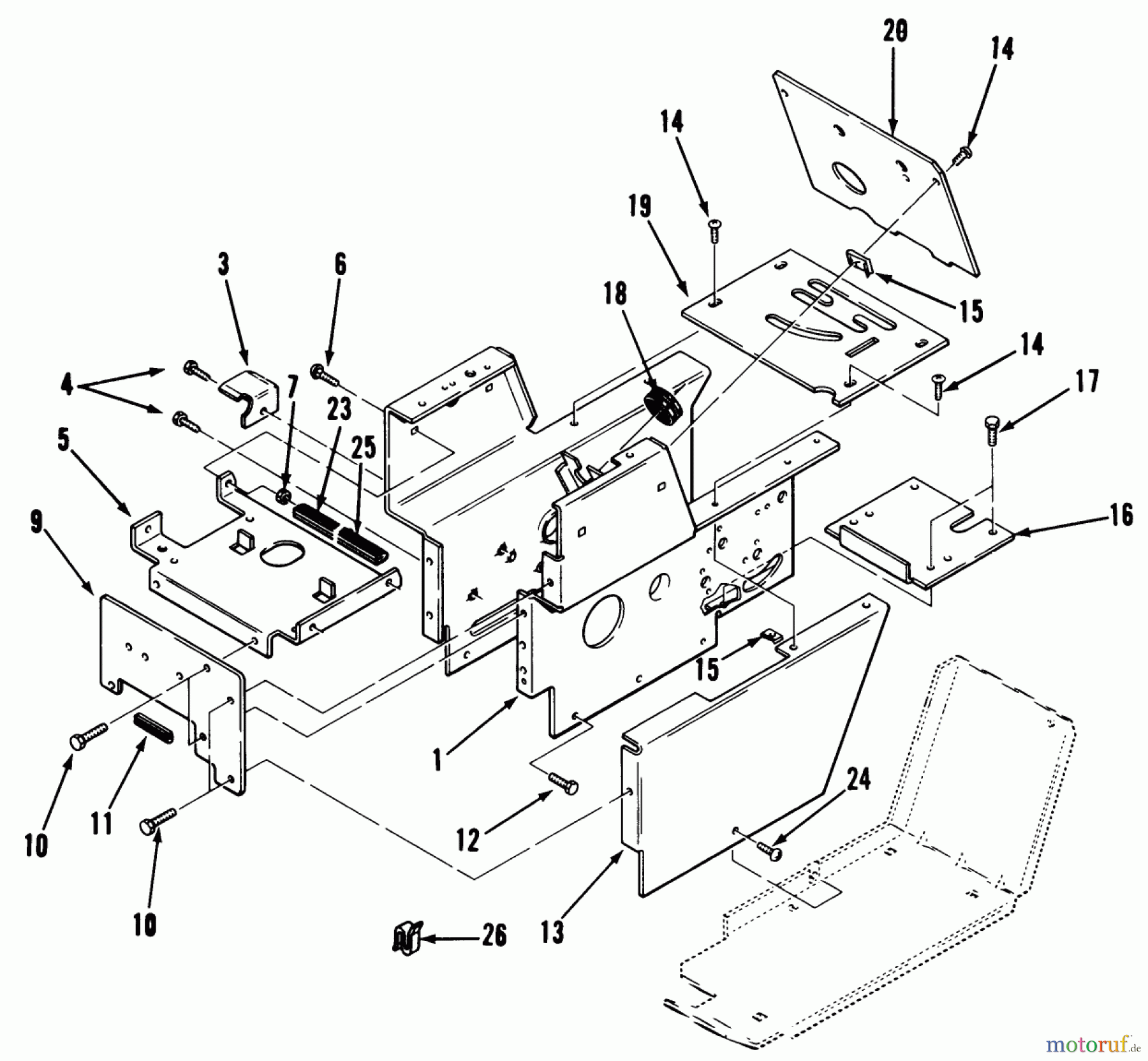  Toro Neu Mowers, Lawn & Garden Tractor Seite 1 31-12K802 (312-8) - Toro 312-8 Garden Tractor, 1991 (1000001-1999999) SHEET METAL AND COVERS #2