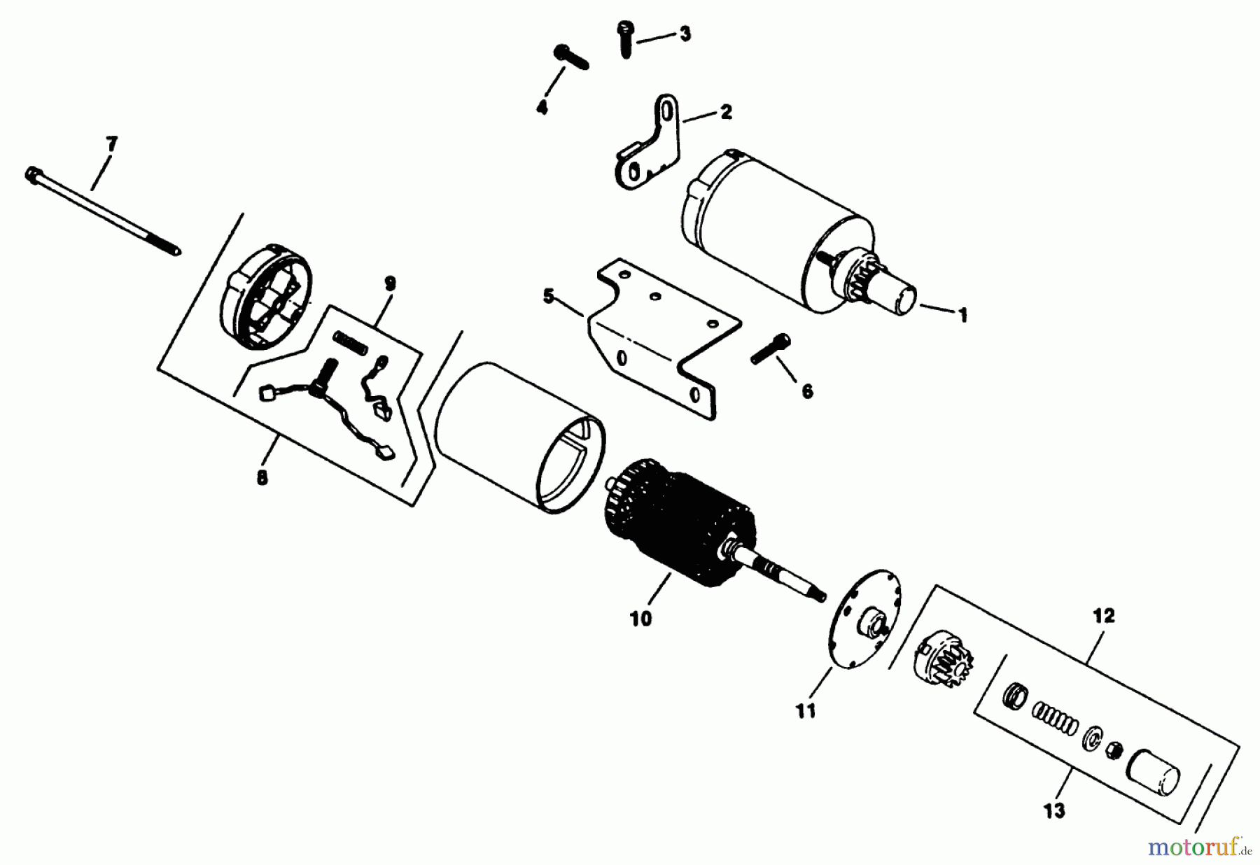 Toro Neu Mowers, Lawn & Garden Tractor Seite 1 51-12KE02 (312-H) - Toro 312-H Garden Tractor, 1992 (2000001-2999999) KOHLER STARTER
