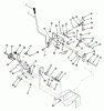 Toro C1-20OE02 (520-HC) - 520-HC Garden Tractor, 1989 Ersatzteile CLUTCH, BRAKE AND MOTION CONTROL LINKAGE