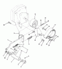 Toro C1-20OE02 (520-HC) - 520-HC Garden Tractor, 1989 Ersatzteile CLUTCH, BRAKE & SPEED CONTROL LINKAGE
