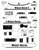Toro C1-20OE02 (520-HC) - 520-HC Garden Tractor, 1989 Ersatzteile DECALS