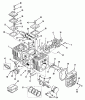 Toro C1-20OE02 (520-HC) - 520-HC Garden Tractor, 1989 Ersatzteile ENGINE CYLINDER BLOCK