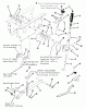 Toro C1-20OE02 (520-HC) - 520-HC Garden Tractor, 1989 Ersatzteile MANUAL LIFT LINKAGE-516-H & 518-H
