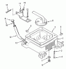 Toro C1-20OE02 (520-HC) - 520-HC Garden Tractor, 1989 Ersatzteile OIL BASE, FILL TUBE AND BRACKET