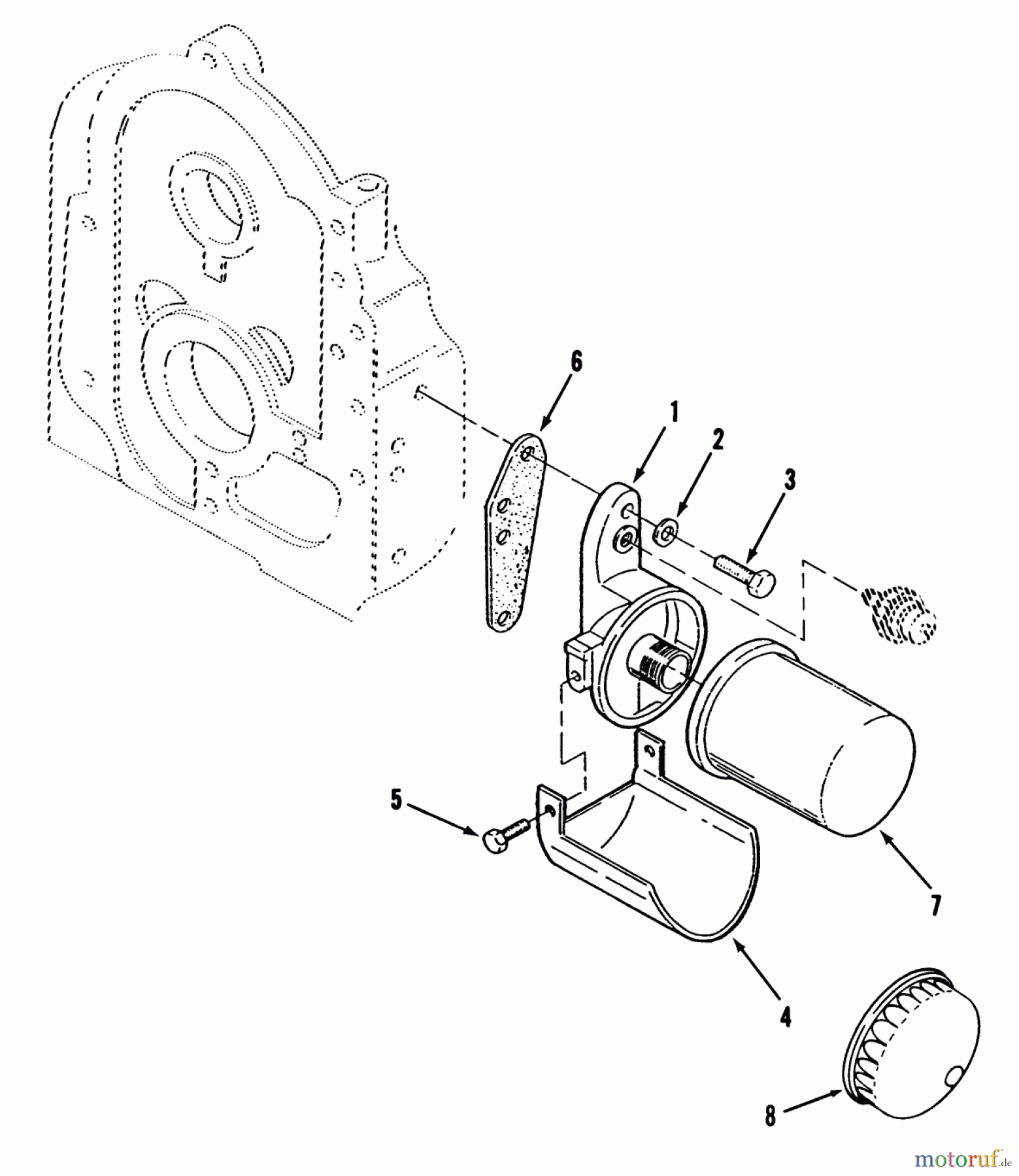 Toro Neu Mowers, Lawn & Garden Tractor Seite 1 31-18OE01 (518-H) - Toro 518-H Garden Tractor, 1988 OIL FILTER