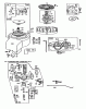 Toro 56145 (8-32) - 8-32 Rear Engine Rider, 1988 (8000001-8999999) Ersatzteile ENGINE BRIGGS & STRATTON MODEL NO. 191702-2531-01 8 H.P. REAR ENGINE RIDER RECOIL MODEL 56138 #1