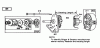 Toro 56145 (8-32) - 8-32 Rear Engine Rider, 1988 (8000001-8999999) Ersatzteile ENGINE BRIGGS & STRATTON MODEL NO. 191707-2161-01 8 H.P. REAR ENGINE RIDER RECOIL MODEL 56145 #3