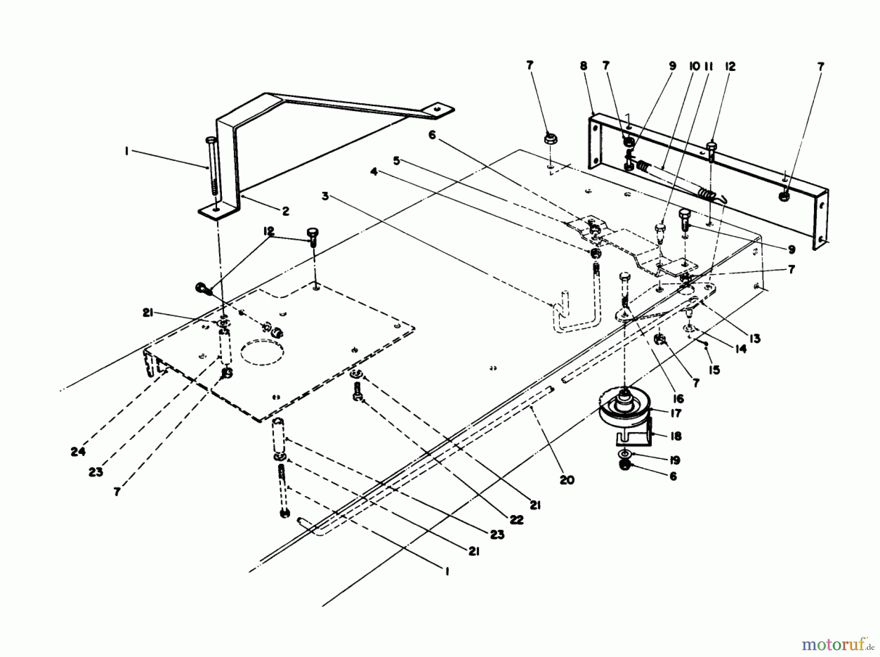 Toro Neu Mowers, Rear-Engine Rider 56145 (8-32) - Toro 8-32 Rear Engine Rider, 1988 (8000001-8999999) TRACTION ASSEMBLY
