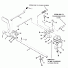Toro 32-11BX01 (211-5) - 211-5 Tractor, 1987 Ersatzteile BRAKE AND CLUTCH LINKAGE