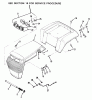 Toro 32-11BX01 (211-5) - 211-5 Tractor, 1987 Ersatzteile FRAME, SHEET METAL AND COVERS #2