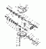 Toro 56145 (8-32) - 8-32 Rear Engine Rider, 1988 (8000001-8999999) Ersatzteile TRANSMISSION MODEL 770A