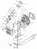 Toro 32-12OE02 (212-H) - 212-H Tractor, 1991 (1000001-1999999) Ersatzteile 12HP ENGINE CYLINDER HEAD & VALVES ASSEMBLY
