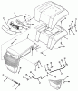 Toro 32-12OE02 (212-H) - 212-H Tractor, 1991 (1000001-1999999) Ersatzteile BODY ASSEMBLY