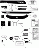 Toro 32-12OE02 (212-H) - 212-H Tractor, 1991 (1000001-1999999) Ersatzteile DECAL & MISCELLANEOUS PARTS ASSEMBLY
