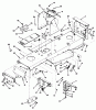 Toro 32-12OE02 (212-H) - 212-H Tractor, 1991 (1000001-1999999) Ersatzteile FRAME ASSEMBLY