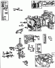 Toro 32-10BE03 (210-H) - 210-H Tractor, 1992 (2000001-2999999) Ersatzteile ENGINE BRIGGS & STRATTON MODEL 257707-0123-01 #1