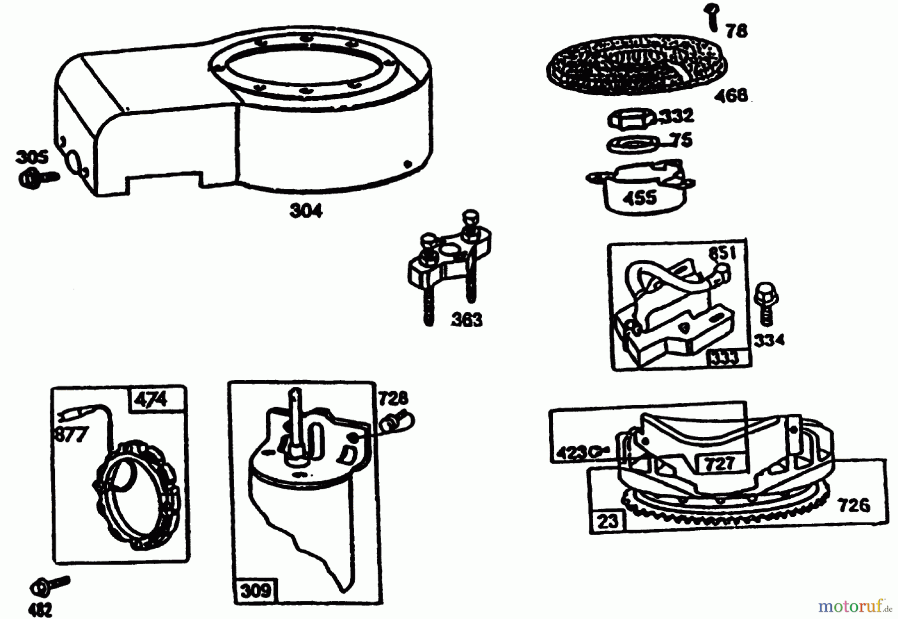 Toro Neu Mowers, Lawn & Garden Tractor Seite 1 32-12O503 (212-5) - Toro 212-5 Tractor, 1992 (2000001-2999999) ENGINE BRIGGS & STRATTON MODEL 257707-0123-01 #3