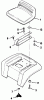 Toro 32-10BE03 (210-H) - 210-H Tractor, 1992 (2000001-2999999) Ersatzteile SEAT ASSEMBLY (210-5 & 210-H)