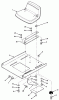 Toro 32-10BE03 (210-H) - 210-H Tractor, 1992 (2000001-2999999) Ersatzteile SEAT ASSEMBLY (212-5 & 212-H)