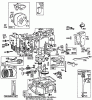Toro 56145 (8-32) - 8-32 Rear Engine Rider, 1989 (9000001-9999999) Ersatzteile ENGINE MODEL NO. 191707-2161-01 #2
