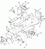 Toro 32-11B301 (211-3) - 211-3 Tractor, 1987 Ersatzteile FRAME, SHEET METAL AND COVERS #1