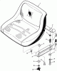 Toro 32-11B301 (211-3) - 211-3 Tractor, 1987 Ersatzteile SEAT AND SUSPENSION