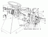 Toro 56145 (8-32) - 8-32 Rear Engine Rider, 1989 (9000001-9999999) Ersatzteile STEERING WHEEL & LINKAGE ASSEMBLY