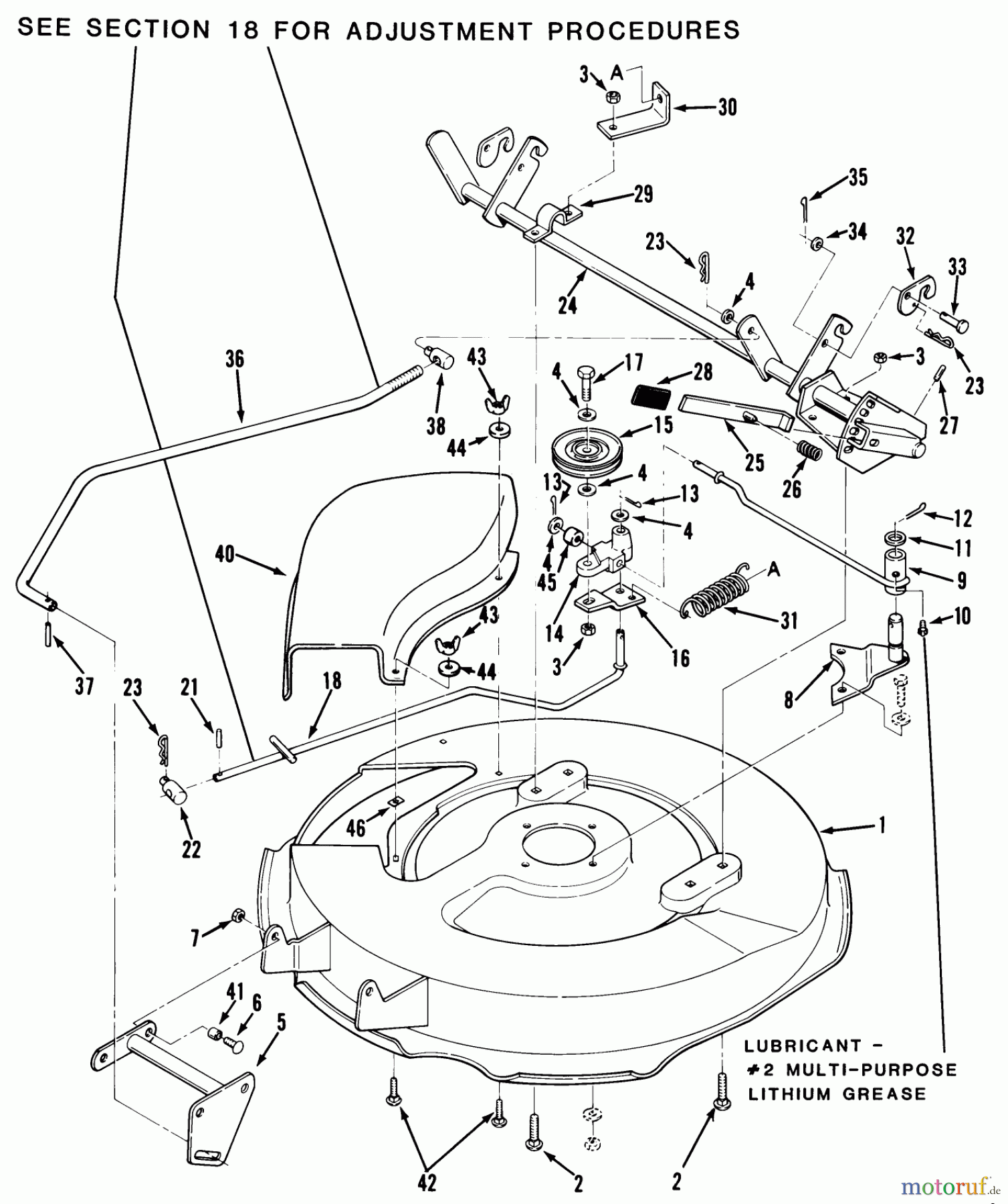 Toro Neu Mowers, Lawn & Garden Tractor Seite 1 32-12BE01 (212-H) - Toro 212-H Tractor, 1989 30