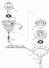 Toro 32-12BE01 (212-H) - 212-H Tractor, 1989 Ersatzteile ENGINE PULLEY & PTO CLUTCH