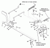 Toro 32-12BE01 (212-H) - 212-H Tractor, 1989 Ersatzteile MECHANICAL TRANSMISSION BRAKE AND CLUTCH LINKAGE