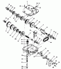 Toro 56145 (8-32) - 8-32 Rear Engine Rider, 1989 (9000001-9999999) Ersatzteile TRANSMISSION MODEL 770A