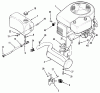 Toro 32-120EA1 (212-H)- 212-H Tractor, 1991 (1000001-1999999) Ersatzteile ENGINE, FUEL AND EXHAUST SYSTEMS