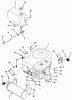 Toro 32-12B5A2 (212-5) - 212-5 Tractor, 1991 (1000001-1999999) Ersatzteile ENGINE, FUEL & EXHAUST ASSEMBLY