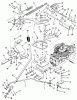 Toro 32-12B5A2 (212-5) - 212-5 Tractor, 1991 (1000001-1999999) Ersatzteile TRANSMISSION LINKAGE ASSEMBLY (212-H)