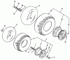 Toro 32-12B5A2 (212-5) - 212-5 Tractor, 1991 (1000001-1999999) Ersatzteile WHEEL & TIRE ASSEMBLY