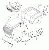 Toro 32-12B5A3 (212-5) - 212-5 Tractor, 1991 (1000001-1999999) Ersatzteile BODY ASSEMBLY