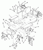 Toro 32-12B5A3 (212-5) - 212-5 Tractor, 1991 (1000001-1999999) Ersatzteile FRAME ASSEMBLY