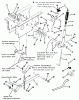 Toro 41-20O801 (520-8) - 520-8 Garden Tractor, 1990 Ersatzteile MANUAL LIFT LINKAGE-520-8